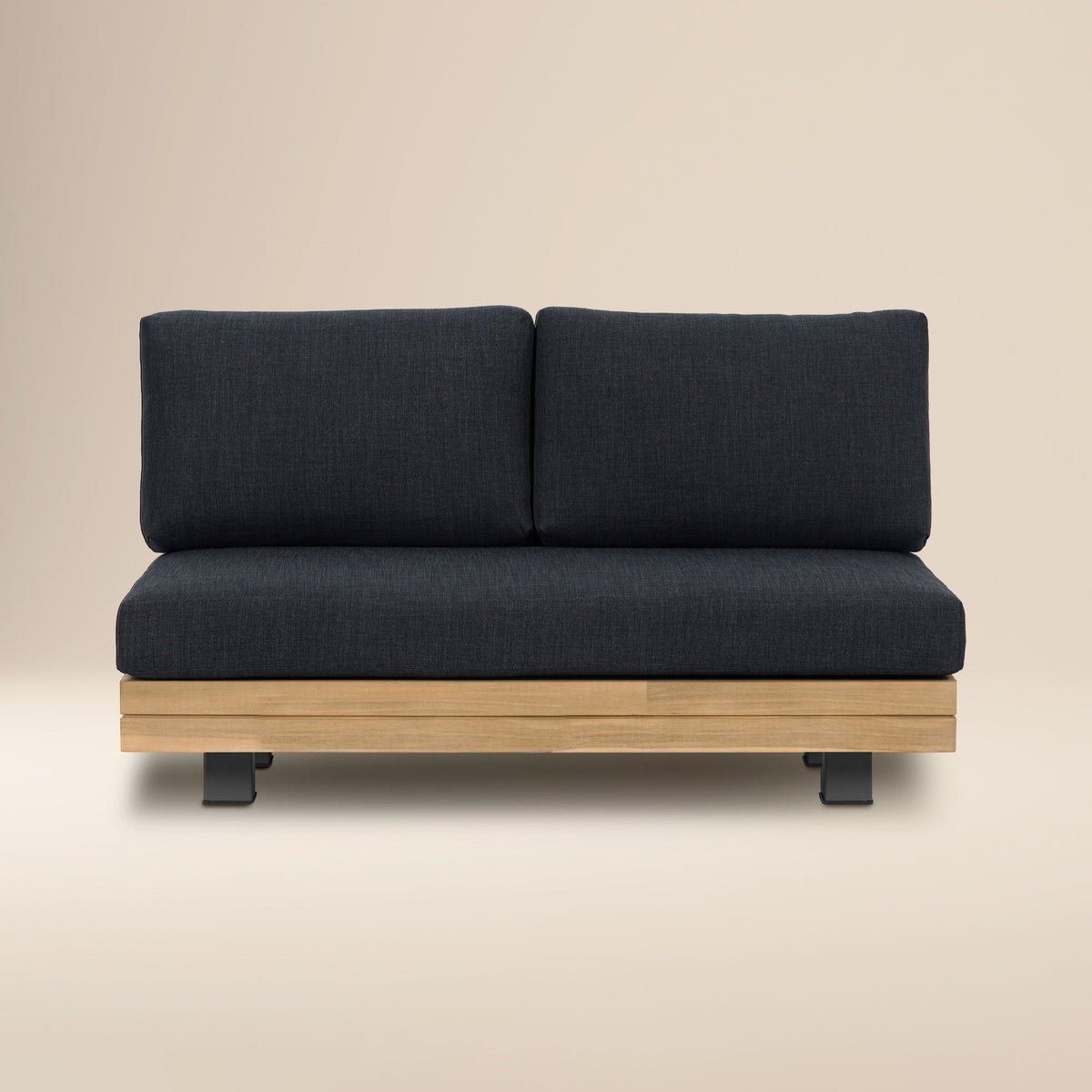 W&F Collection | Celenza Outdoor Loveseat (50") (Heathered Grey)