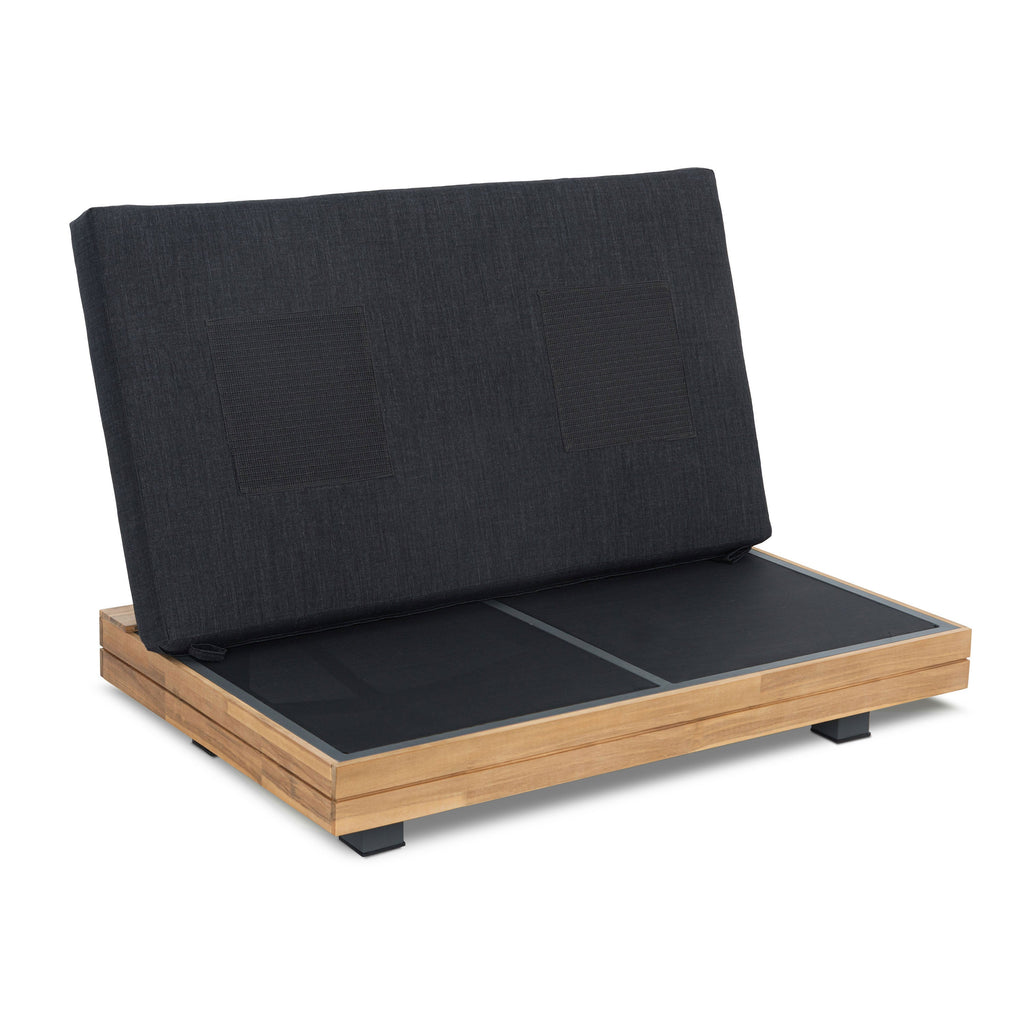 W&F Collection | Celenza Outdoor Loveseat (50") (Heathered Grey)