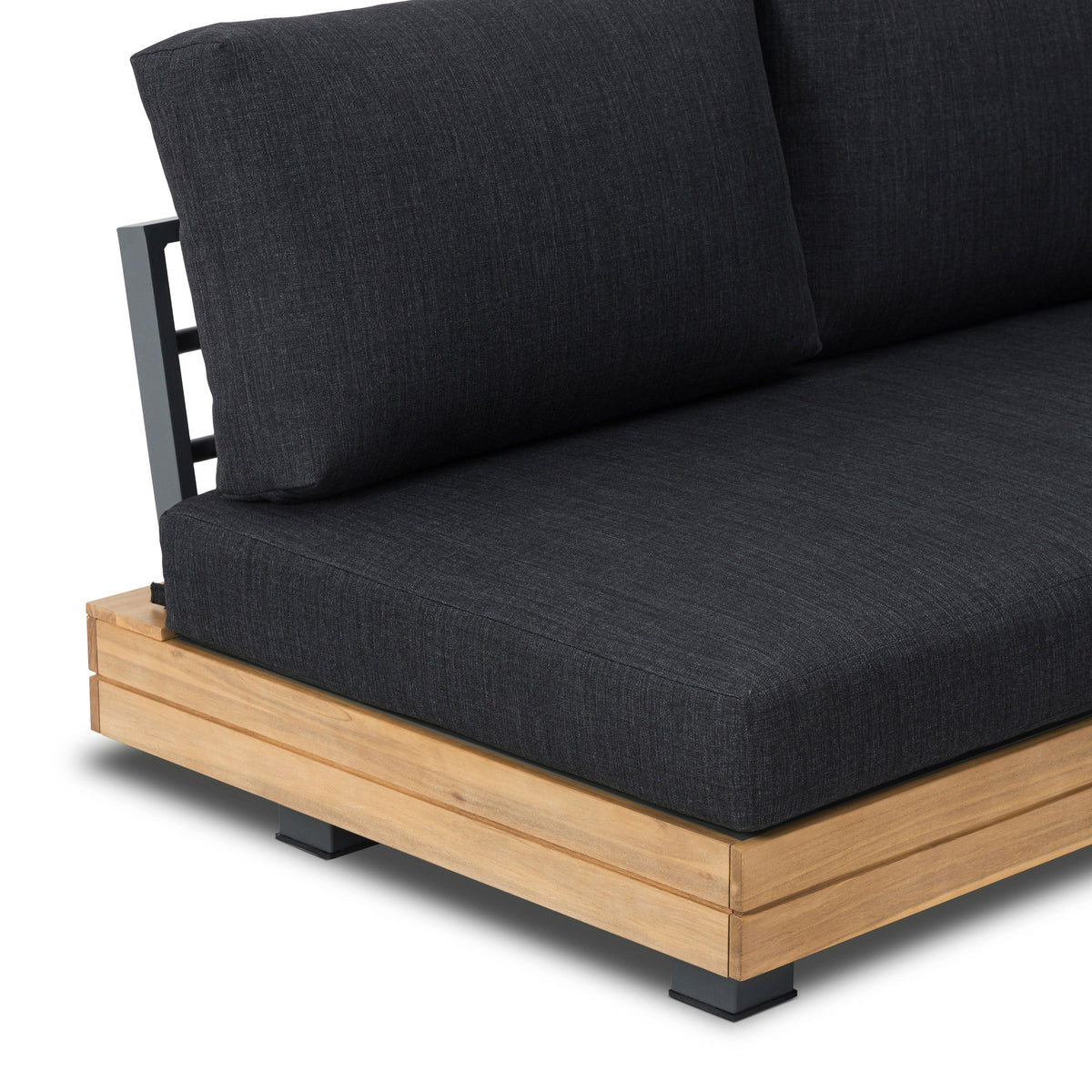 W&F Collection | Celenza Outdoor Loveseat (50") (Heathered Grey)