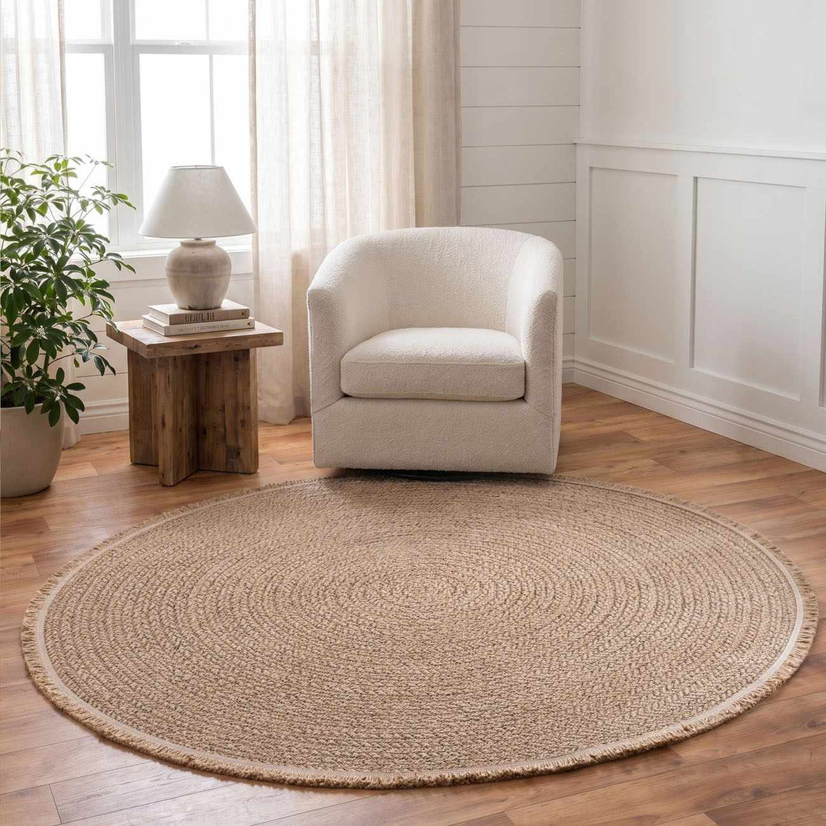 W&F Collection | Fumiya Faux Jute Area Rug