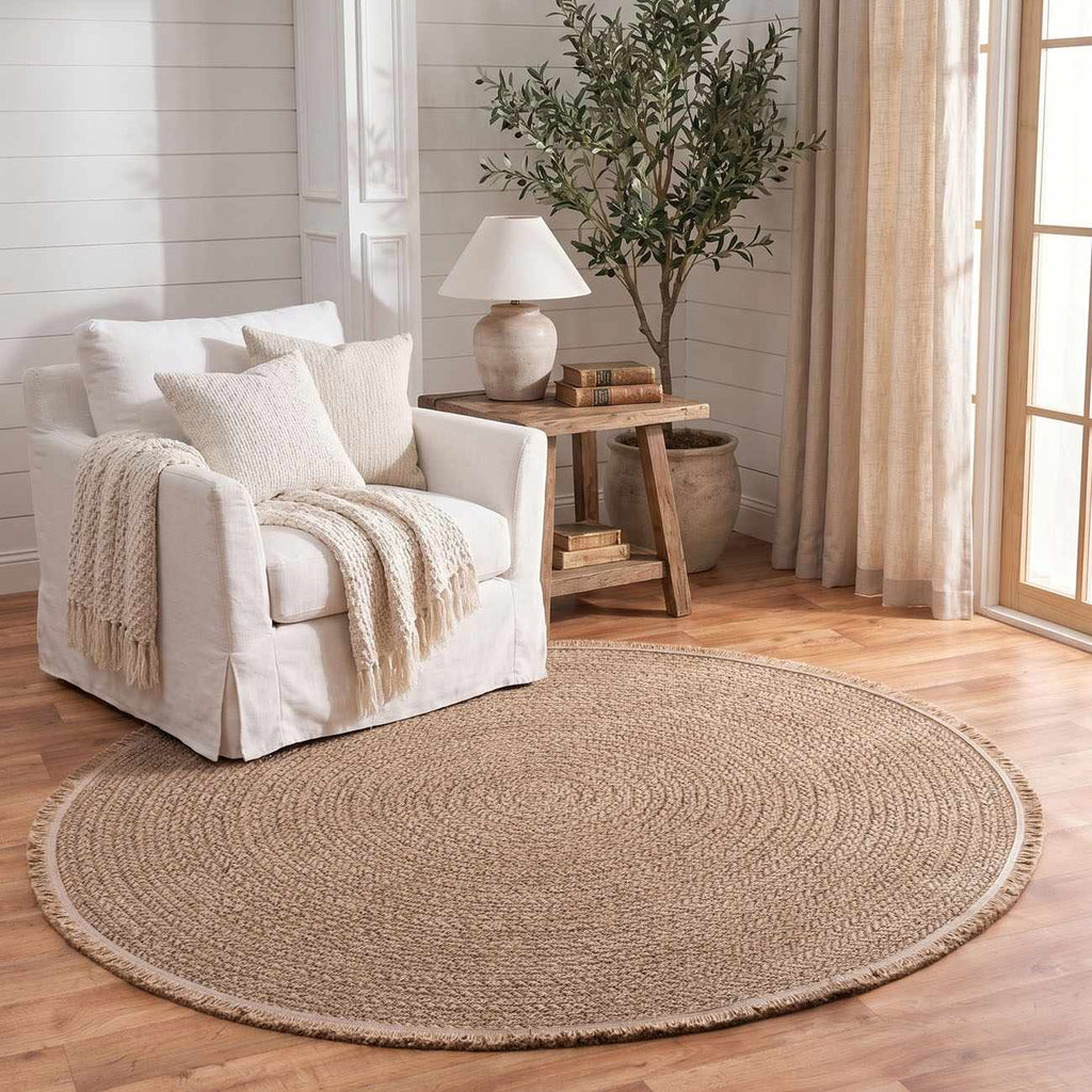 W&F Collection | Fumiya Faux Jute Area Rug