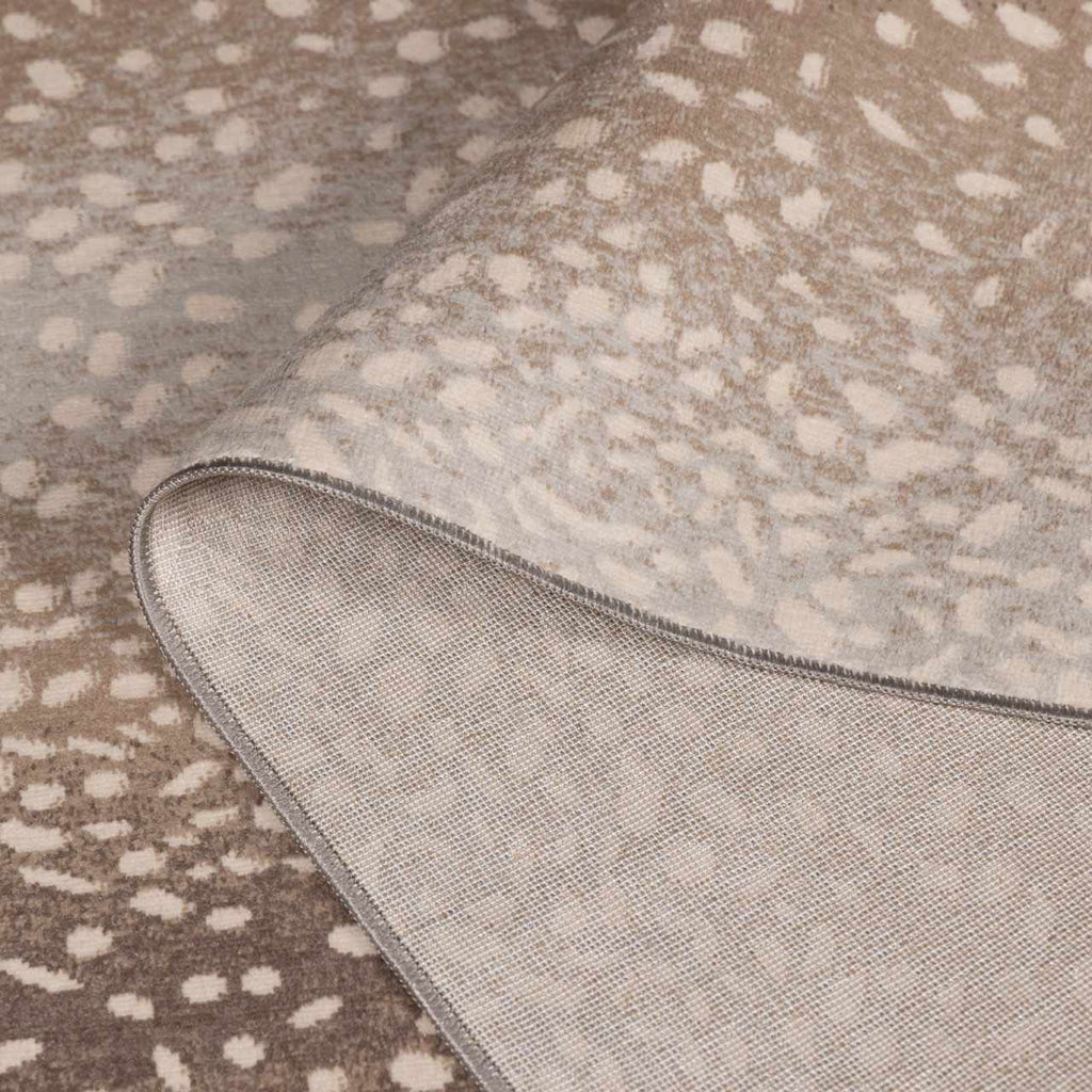 W&F Collection | Pointblank Tan Leopard Print Rug