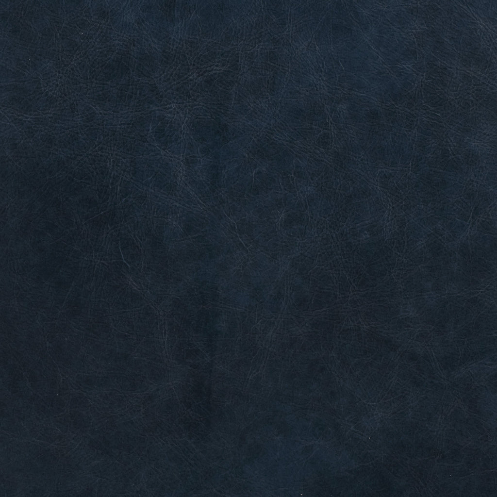 W&F Collection | Luca Leather Bench (Midnight Blue)