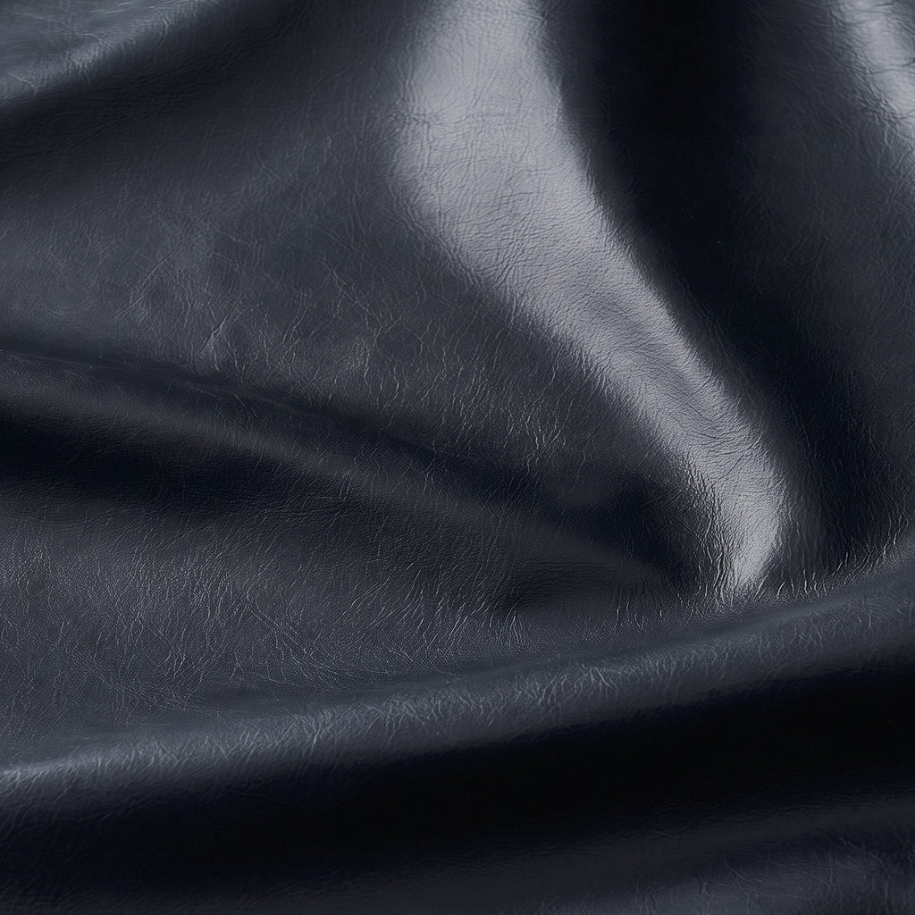 W&F Collection | Essex 89" Leather Sofa (Deepsky Blue)