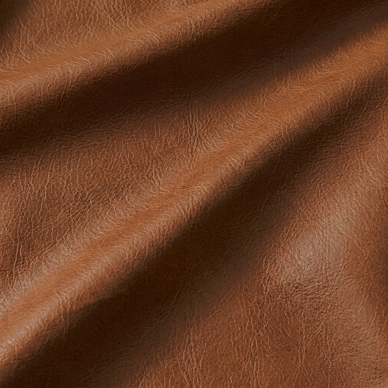 W&F Collection | Essex 86" Leather Pull-Out Convertible Sleeper Sofa (Russet Tan)