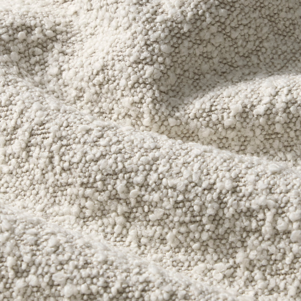 W&F Collection | Genoa Bed (Crema White Boucle, King)