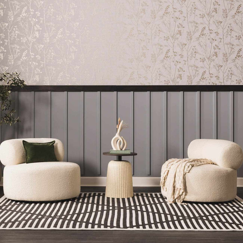 W&F Collection | Anah 3D Black Outdoor Rug