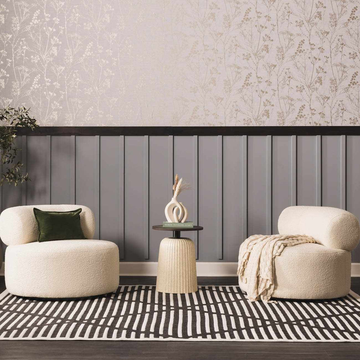 W&F Collection | Anah 3D Black Outdoor Rug