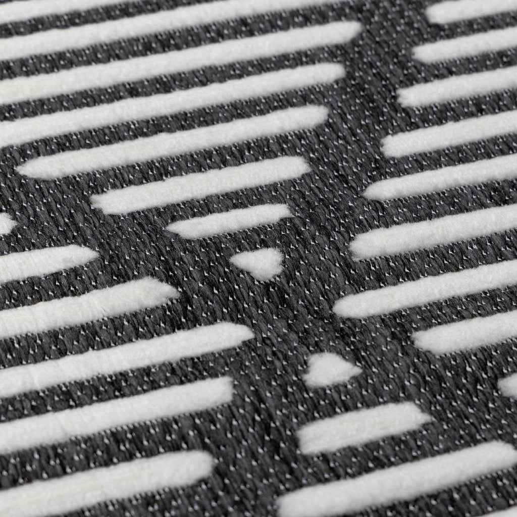 W&F Collection | Anah 3D Black Outdoor Rug