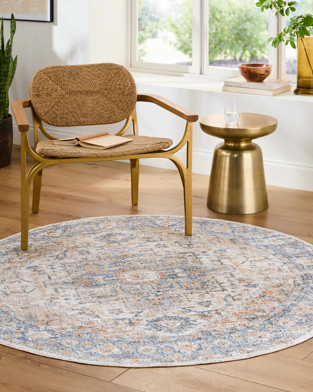 W&F Collection | Ezri Cream Washable Area Rug