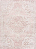 W&F Collection | Snead Pink Floral Rug