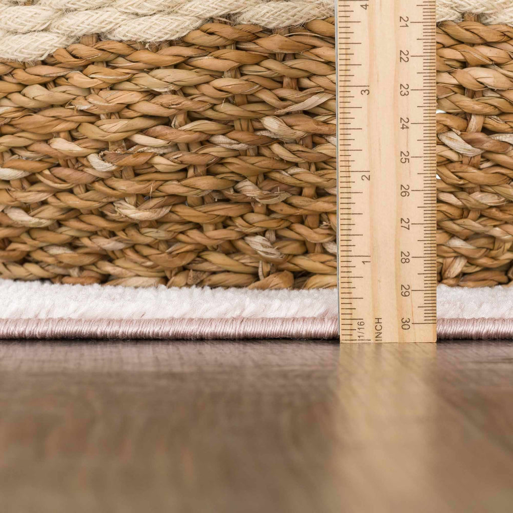 W&F Collection | Snead Pink Floral Rug