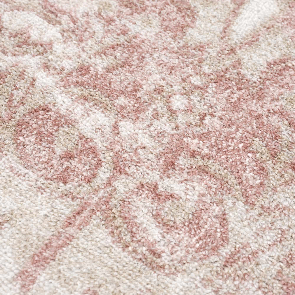 W&F Collection | Snead Pink Floral Rug