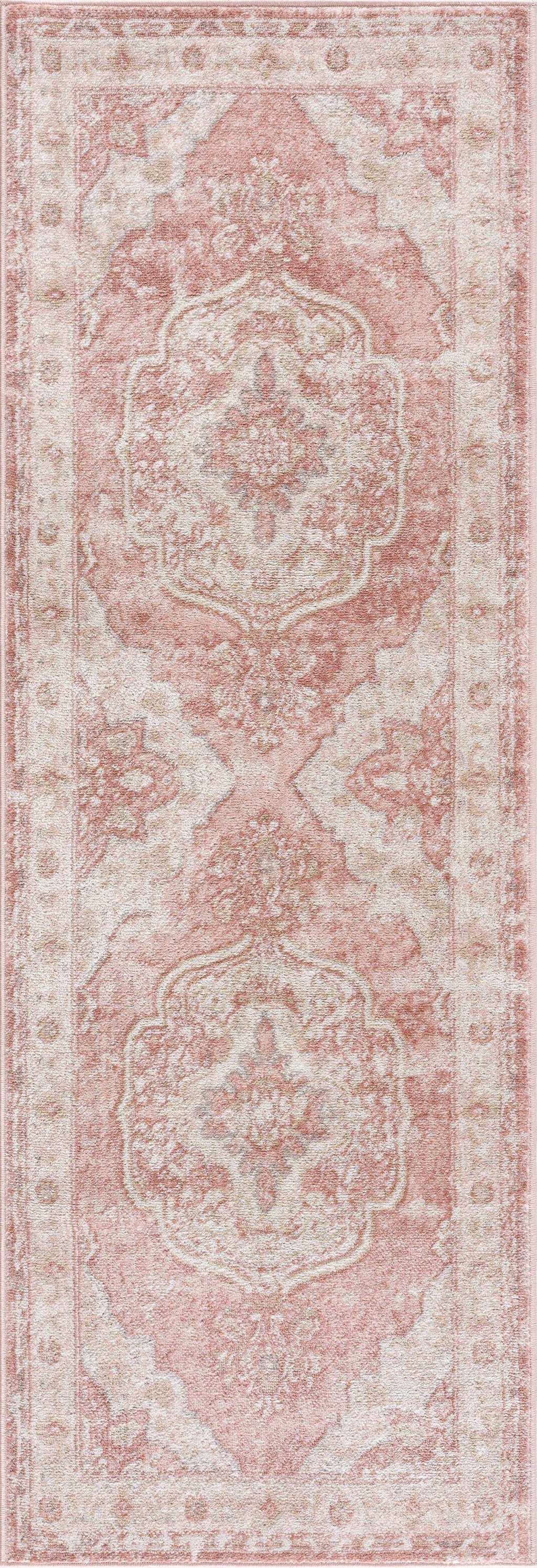 W&F Collection | Kandos Blush & Light Pink Area Rug