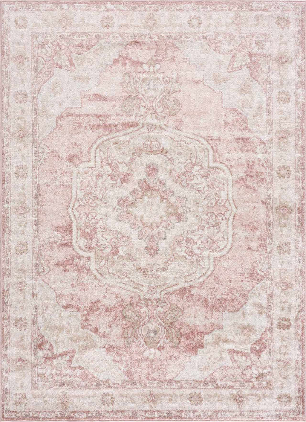 W&F Collection | Kandos Blush & Light Pink Area Rug