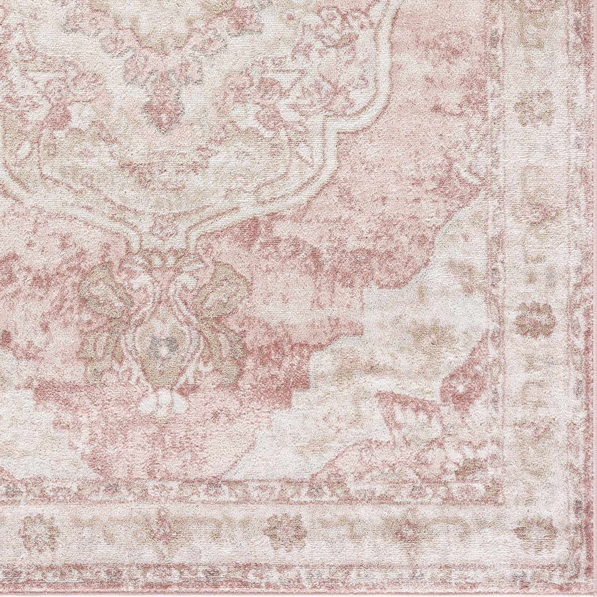 W&F Collection | Kandos Blush & Light Pink Area Rug