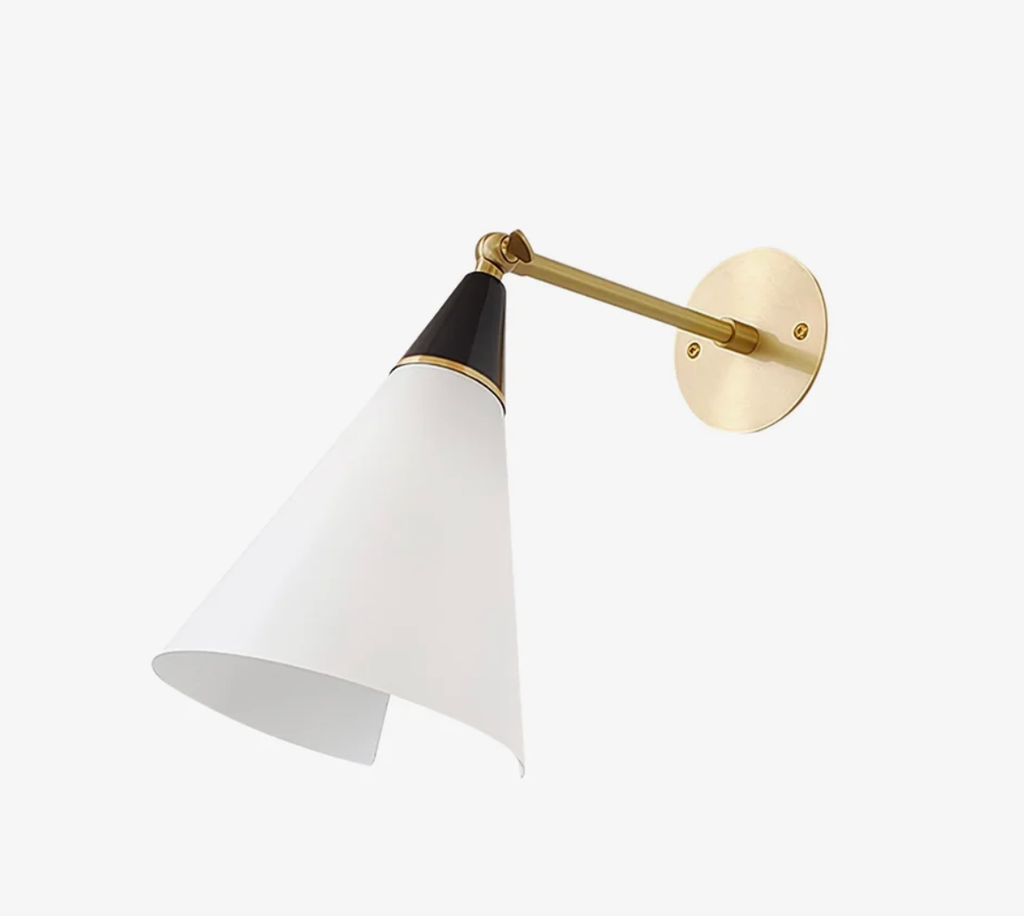 W&F Collection | Adjustable Brass Wall Sconce