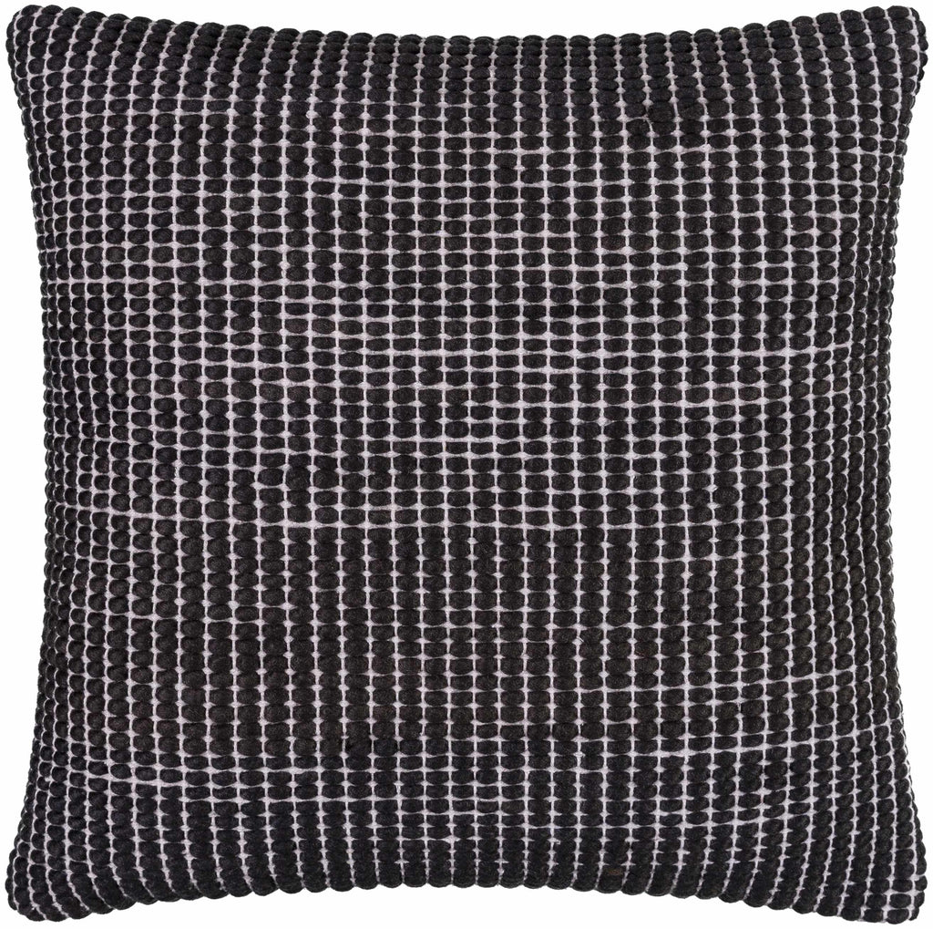W&F Collection | Trory Charcoal Throw Pillow