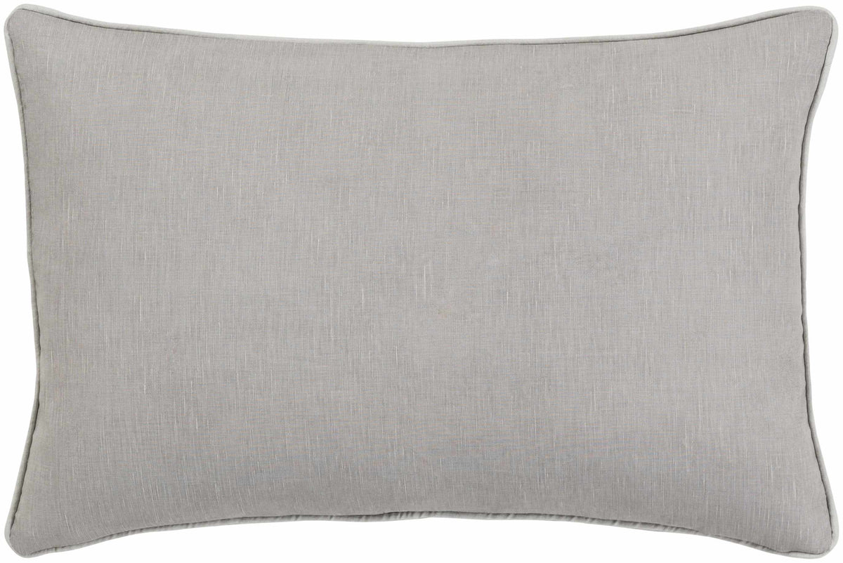 W&F Collection | Cookley Gray Floral Throw Pillow