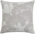 W&F Collection | Cookley Gray Floral Throw Pillow