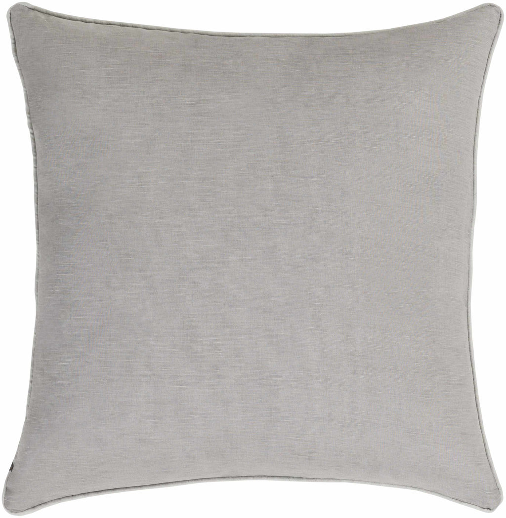 W&F Collection | Cookley Gray Floral Throw Pillow
