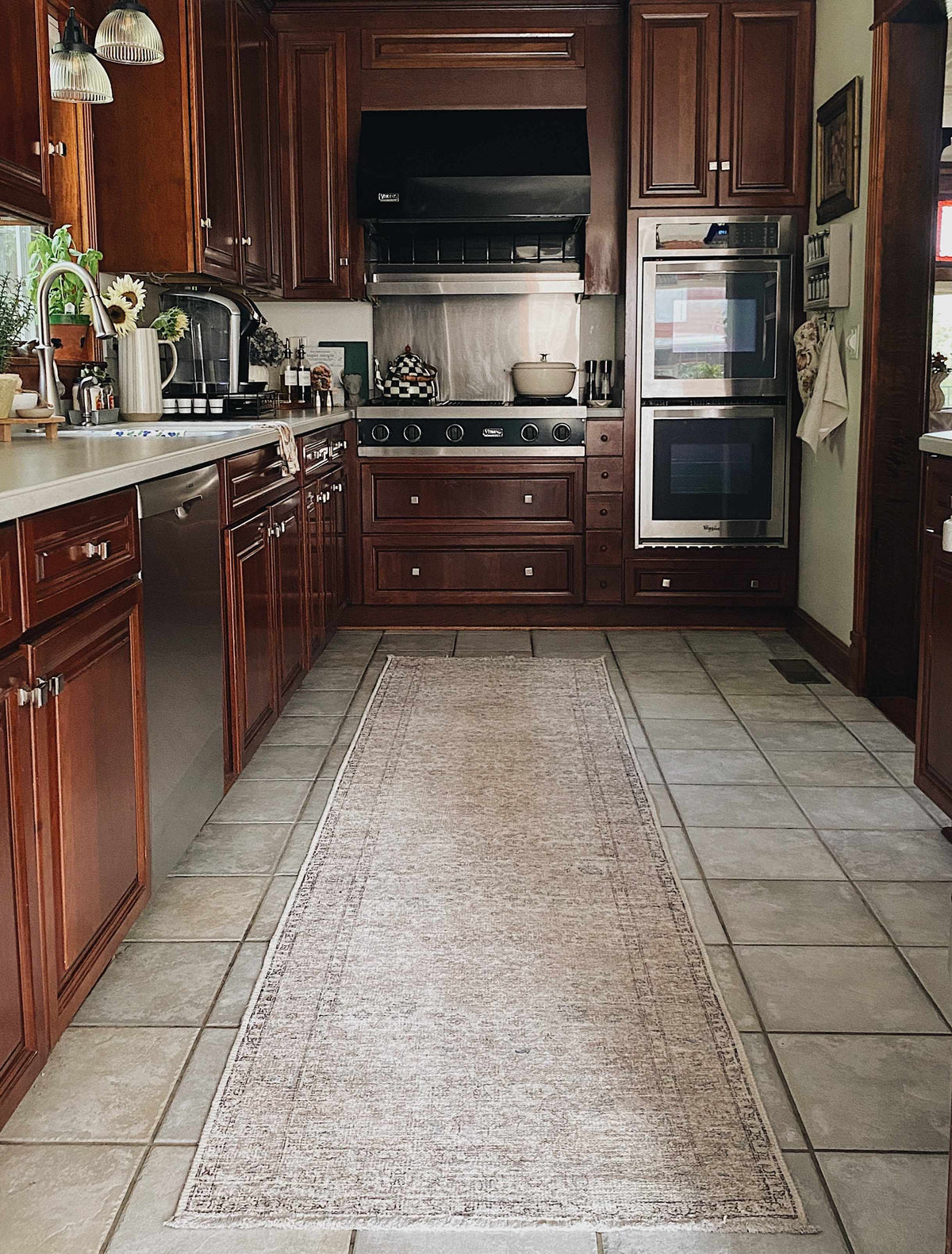W&F Collection | Cream Holi-2301 Washable Area Rug