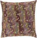 W&F Collection | Emerton Numbers Print Throw Pillow