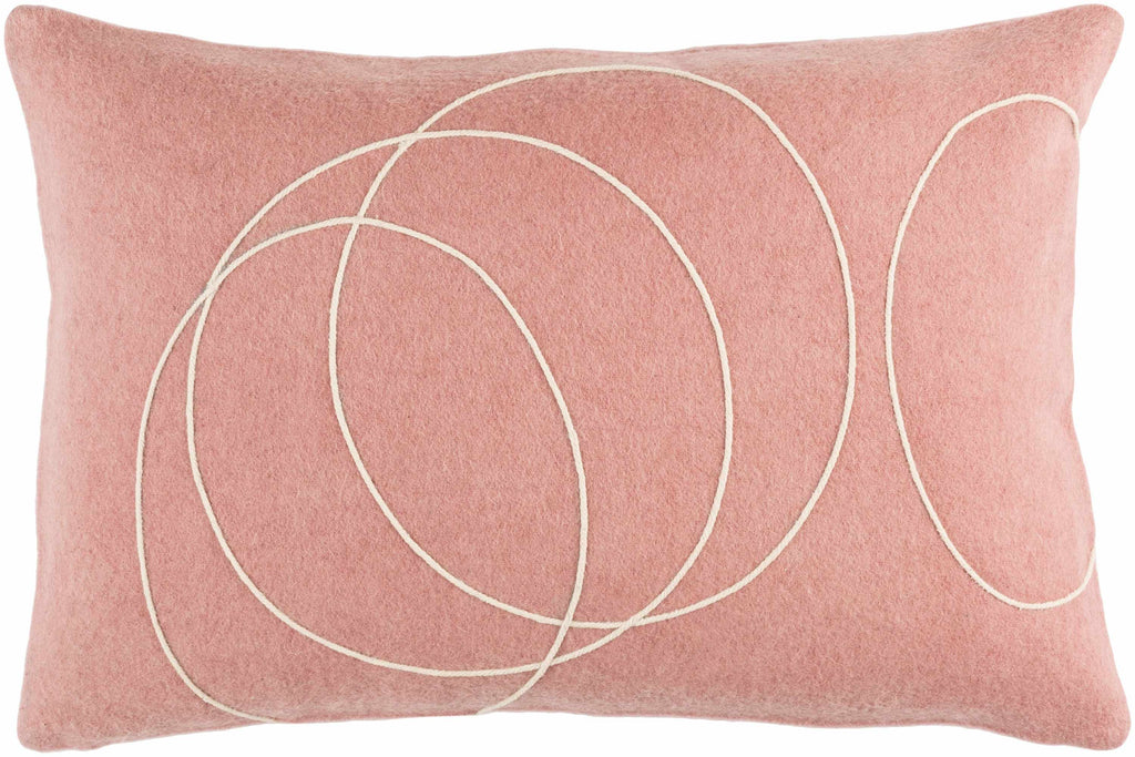 W&F Collection | Glenorchy Blush Pink Swirl Accent Pillow