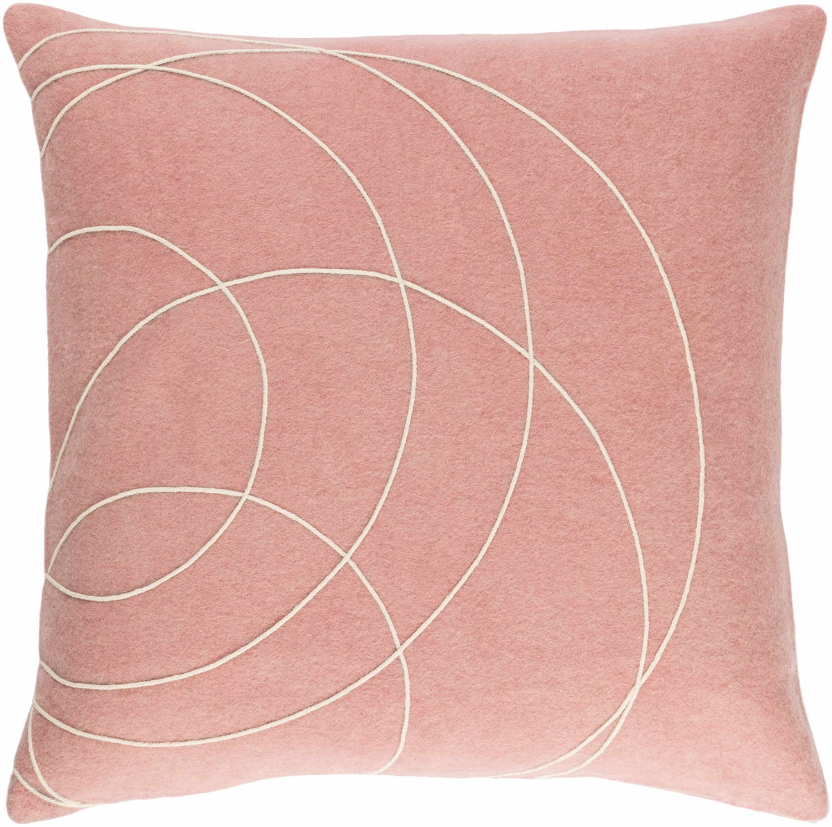 W&F Collection | Glenorchy Blush Pink Swirl Accent Pillow