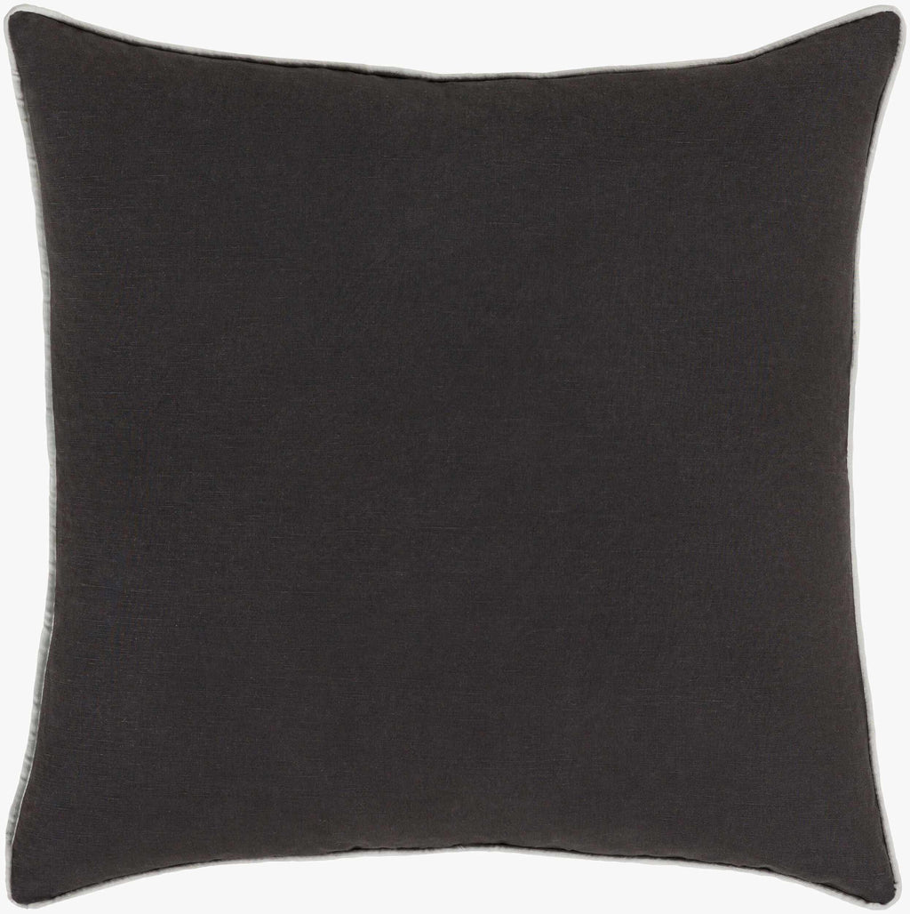 W&F Collection | Montmorency Black Floral Elegance Throw Pillow