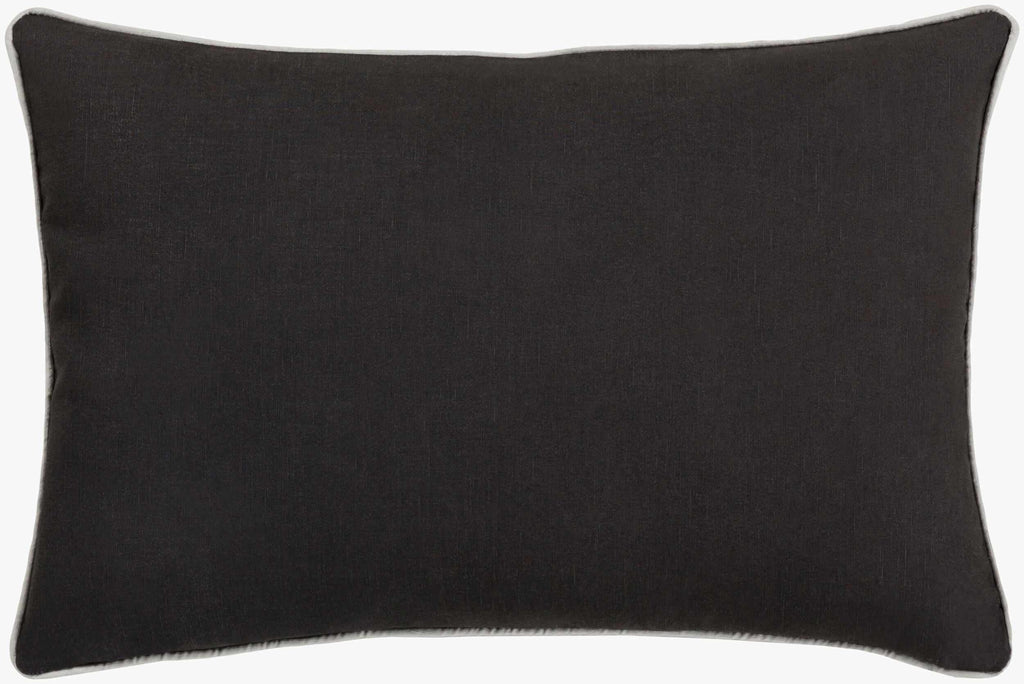 W&F Collection | Montmorency Black Floral Elegance Throw Pillow