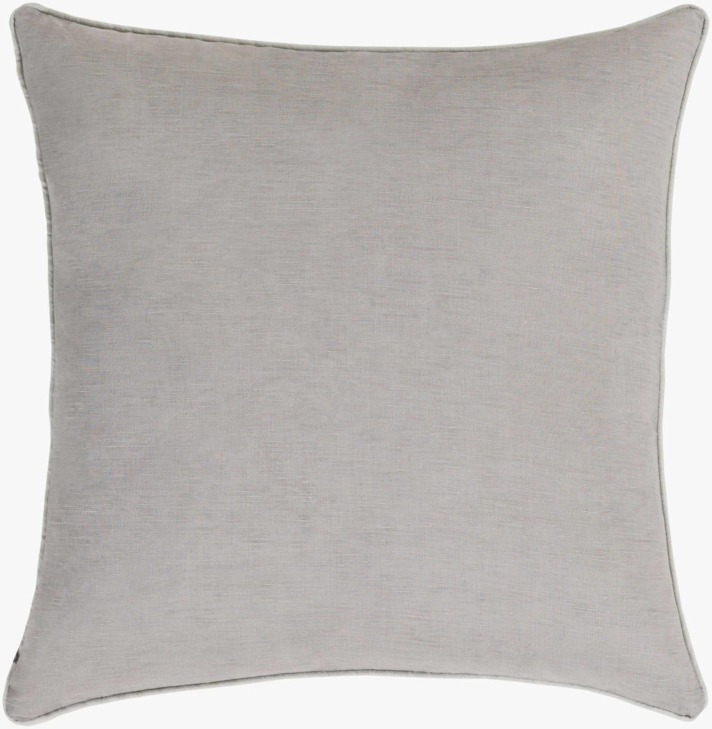 W&F Collection | Cookley Gray Floral Throw Pillow