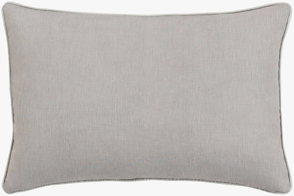 W&F Collection | Cookley Gray Floral Throw Pillow