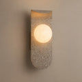 W&F Collection | Crackle Gold Alabaster Wall Sconce