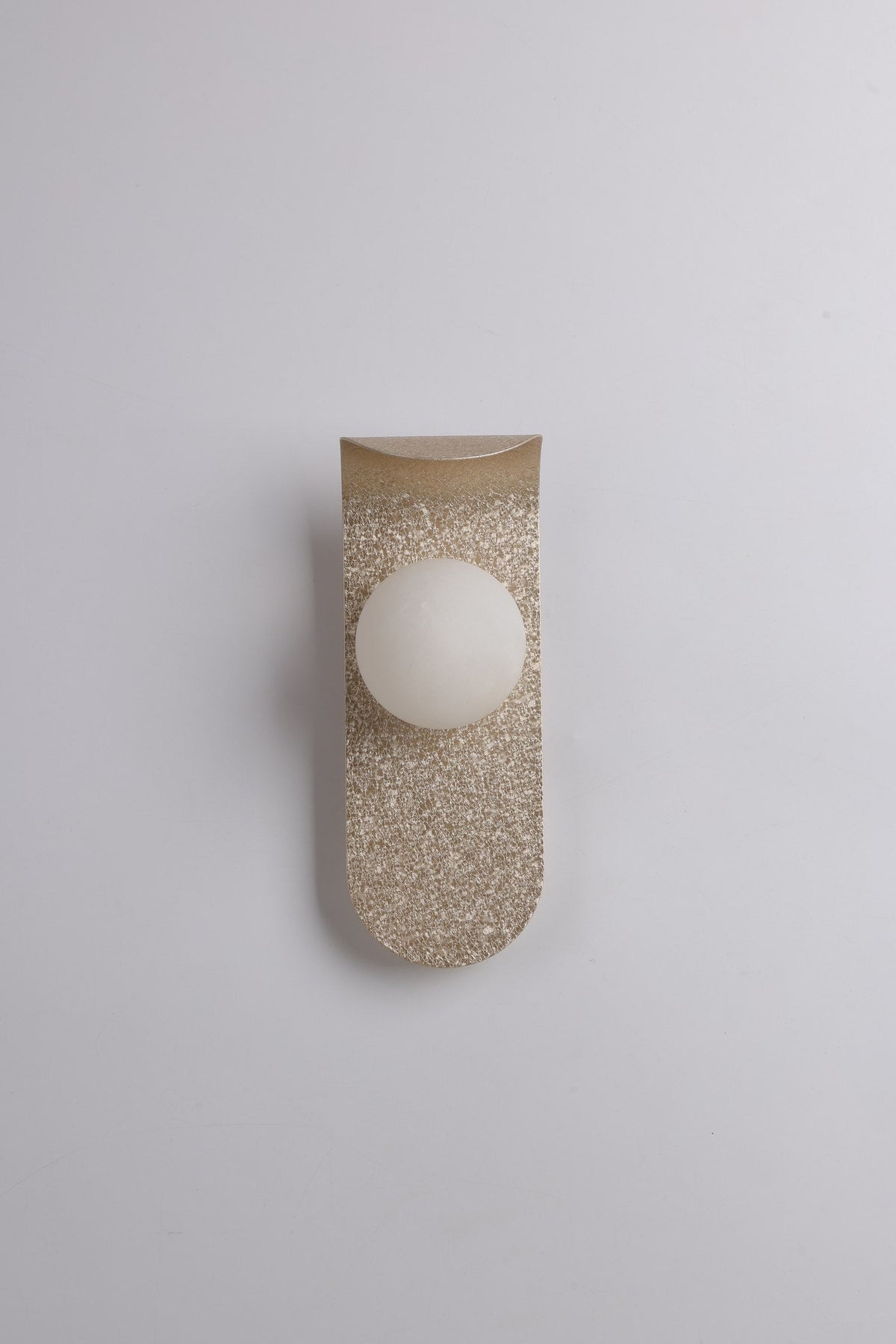 W&F Collection | Crackle Gold Alabaster Wall Sconce