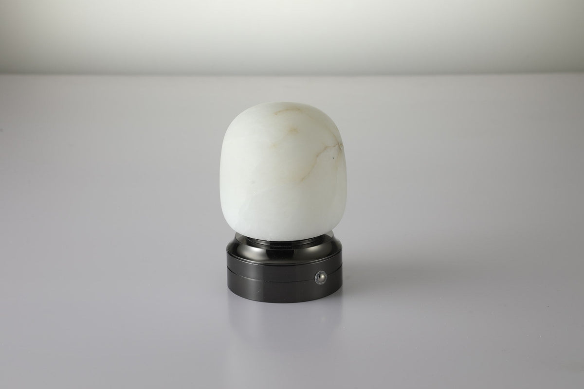 W&F Collection | Alabaster USB Touch Table Lamp