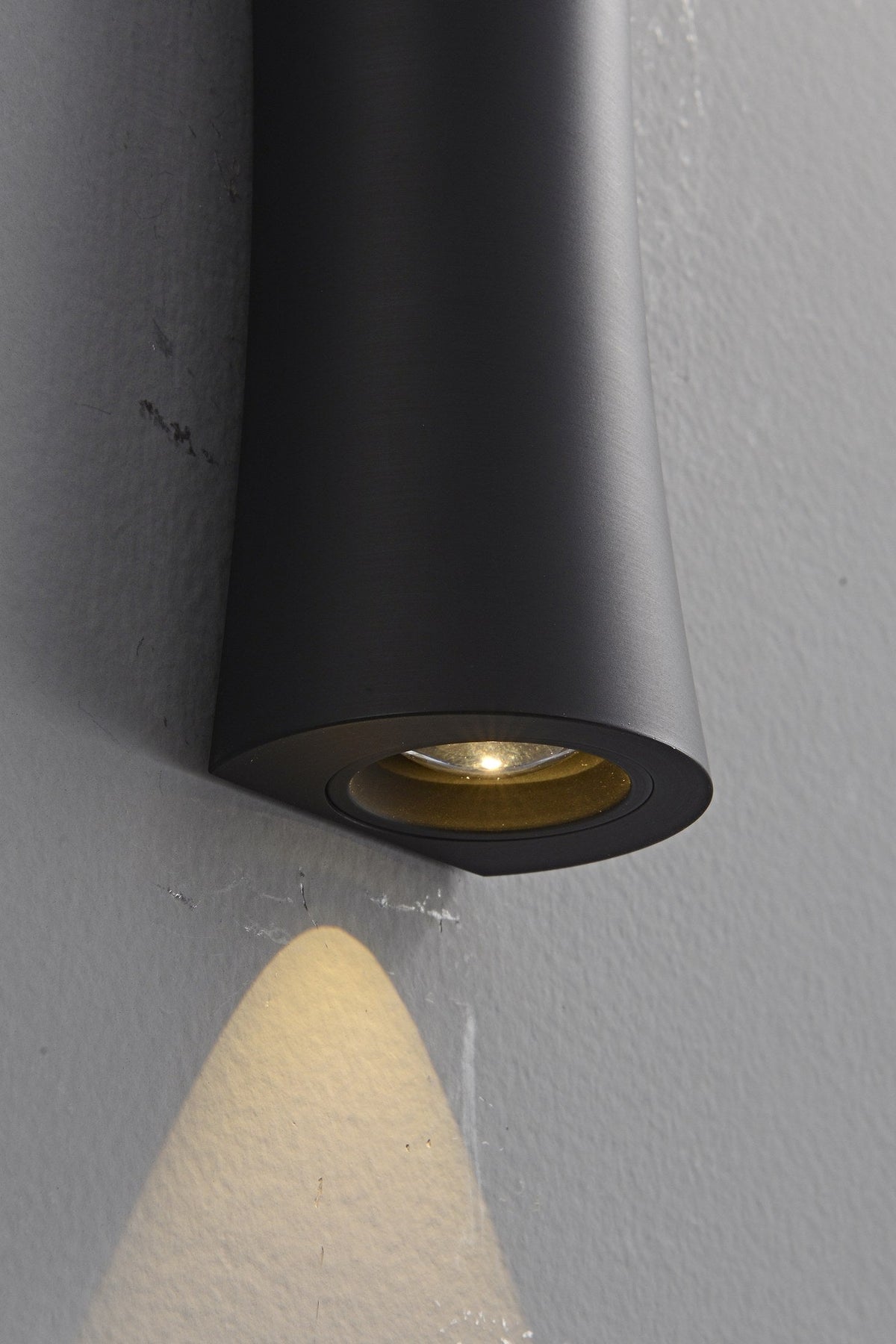 W&F Collection | Black Hourglass Up/Down LED Wall Sconce