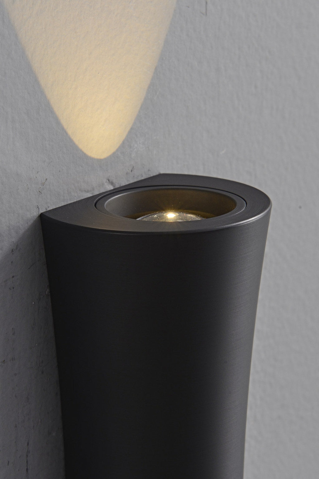 W&F Collection | Black Hourglass Up/Down LED Wall Sconce