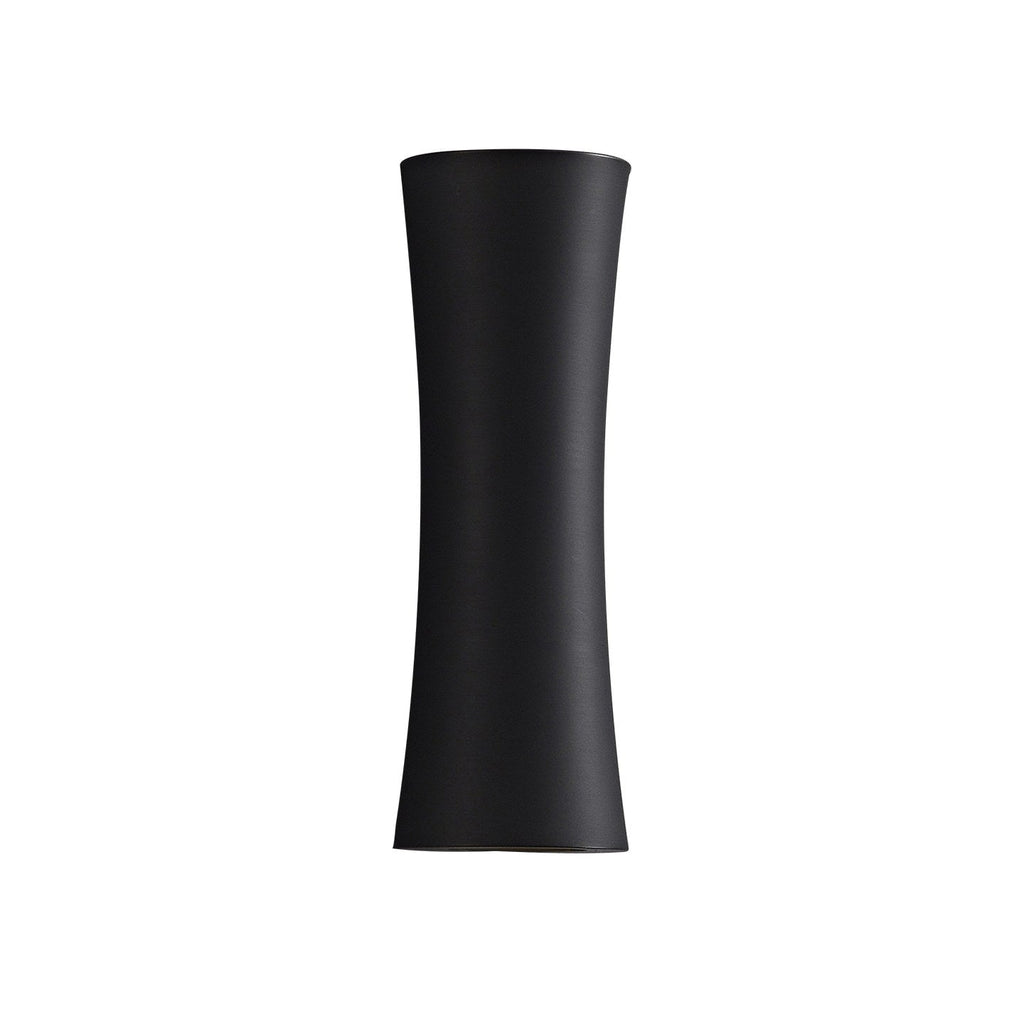 W&F Collection | Black Hourglass Up/Down LED Wall Sconce