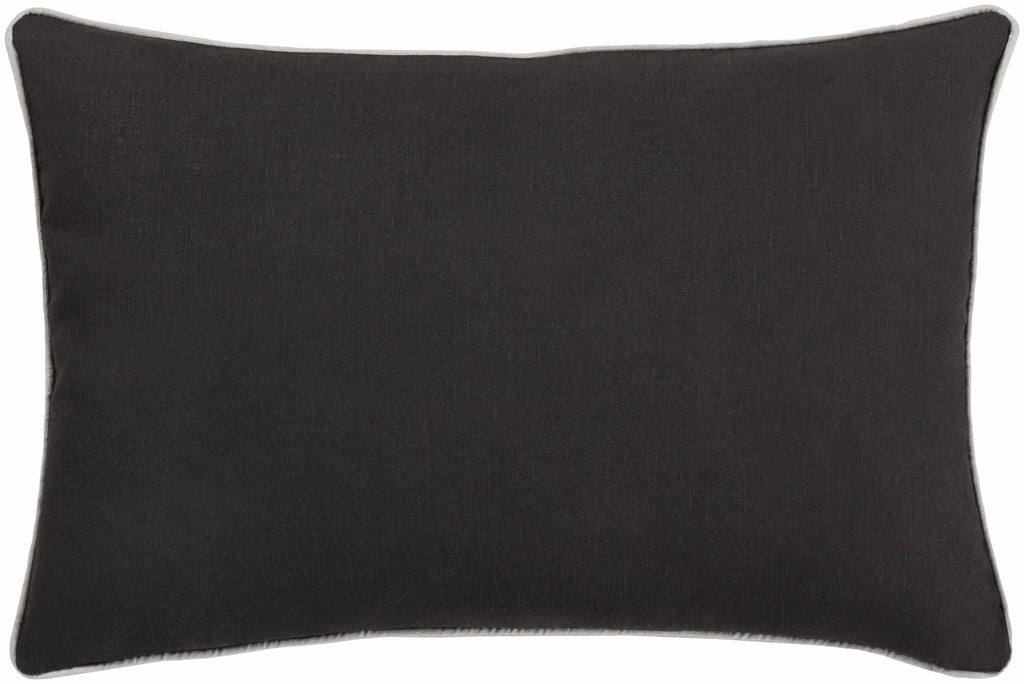 W&F Collection | Montmorency Black Floral Elegance Throw Pillow