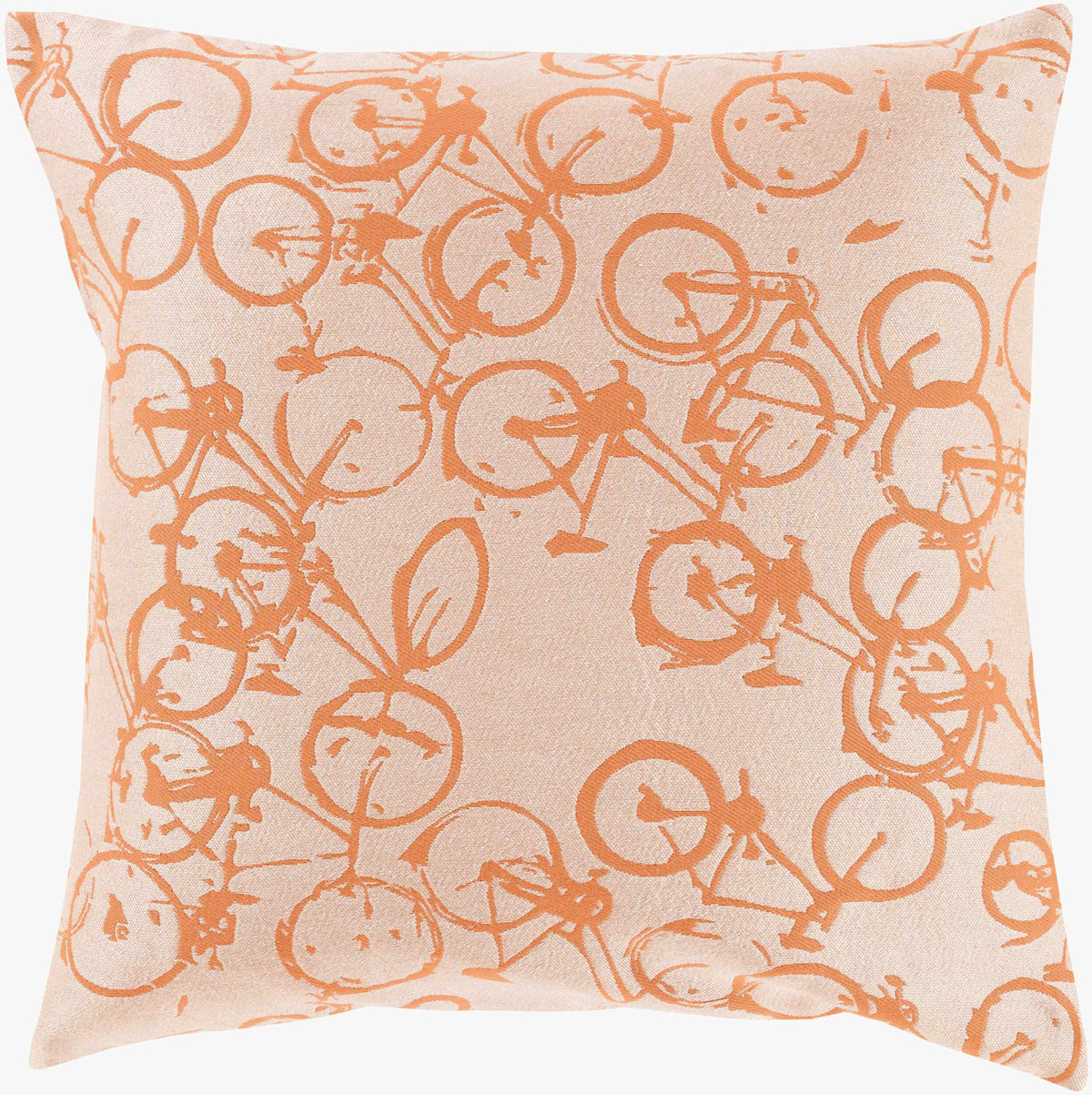 W&F Collection | Tangmere Bicycle Print Throw Pillow