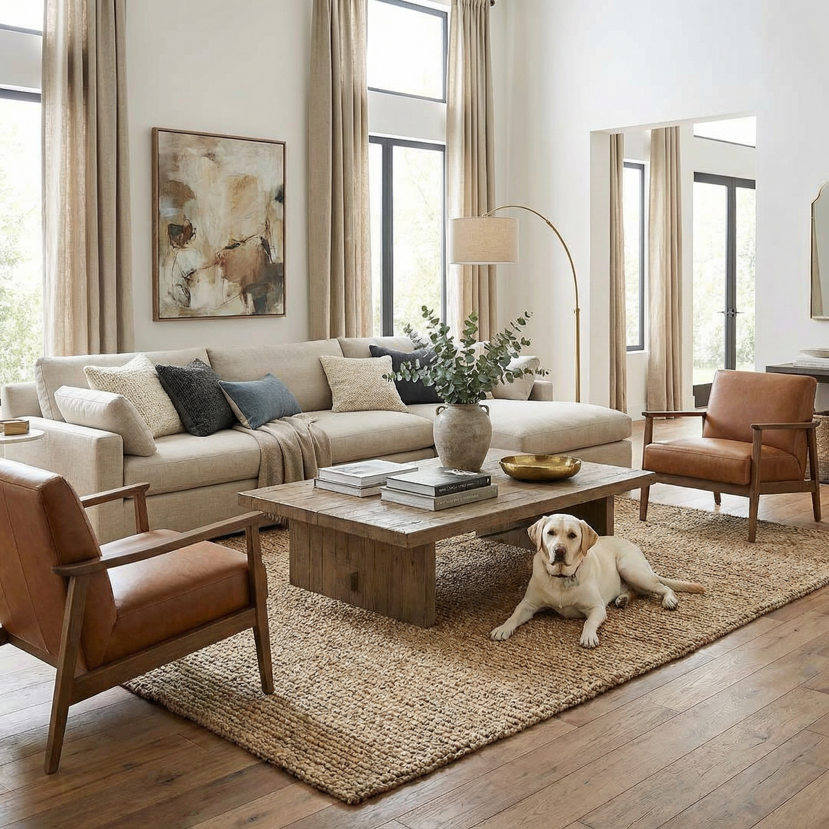 W&F Collection | Herndon Braided Jute Rug