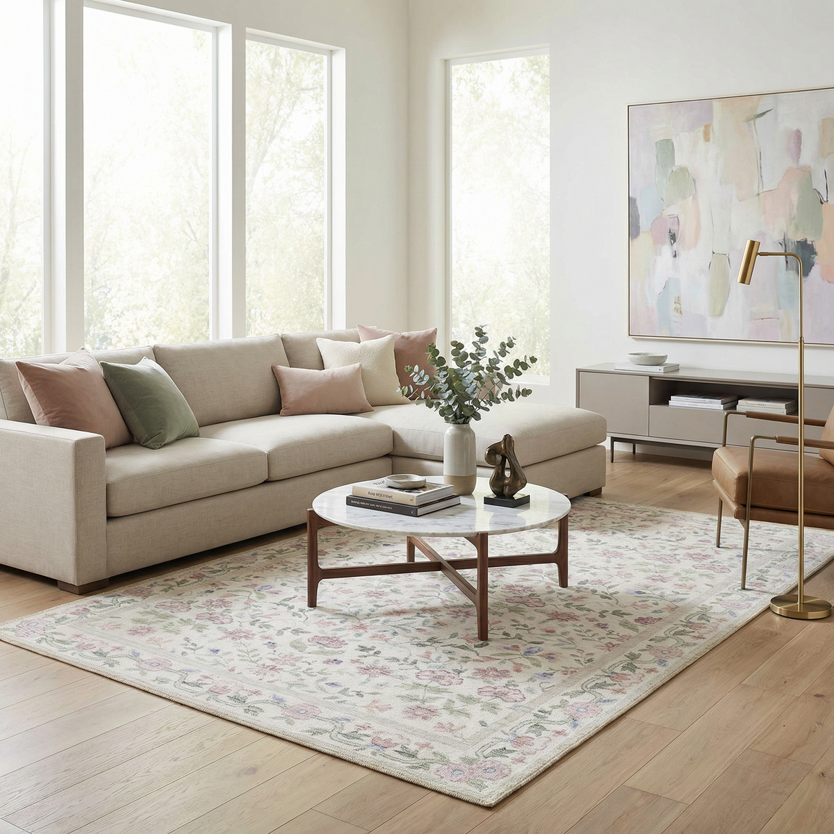 W&F Collection | Brigid Washable Area Rug