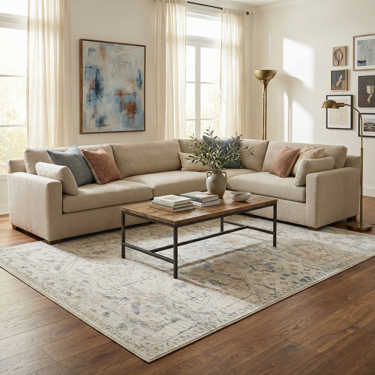 W&F Collection | Marlene Machine Woven Area Rug