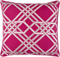 W&F Collection | Rockhampton Fuchsia Geometric Square Pillow
