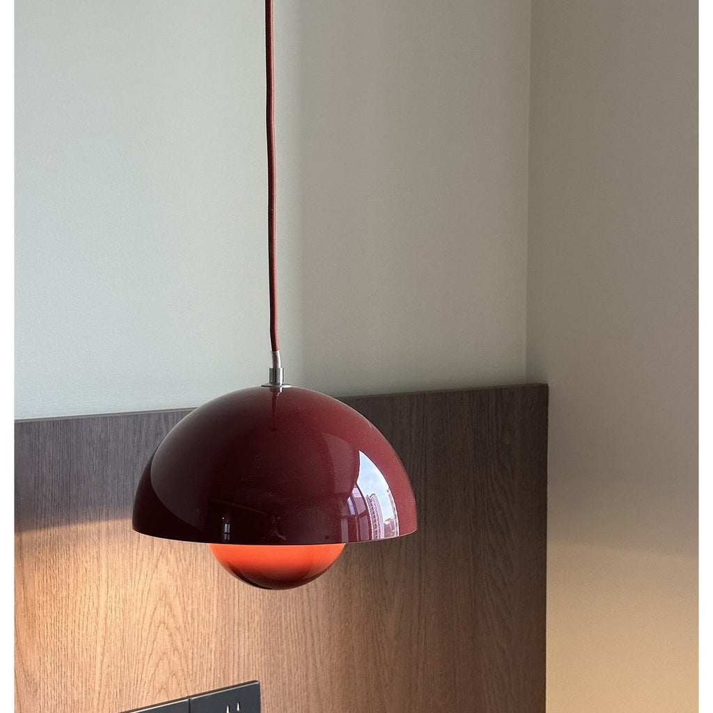 W&F Collection | Colorful Flowerpot Metal Dome Pendant Light