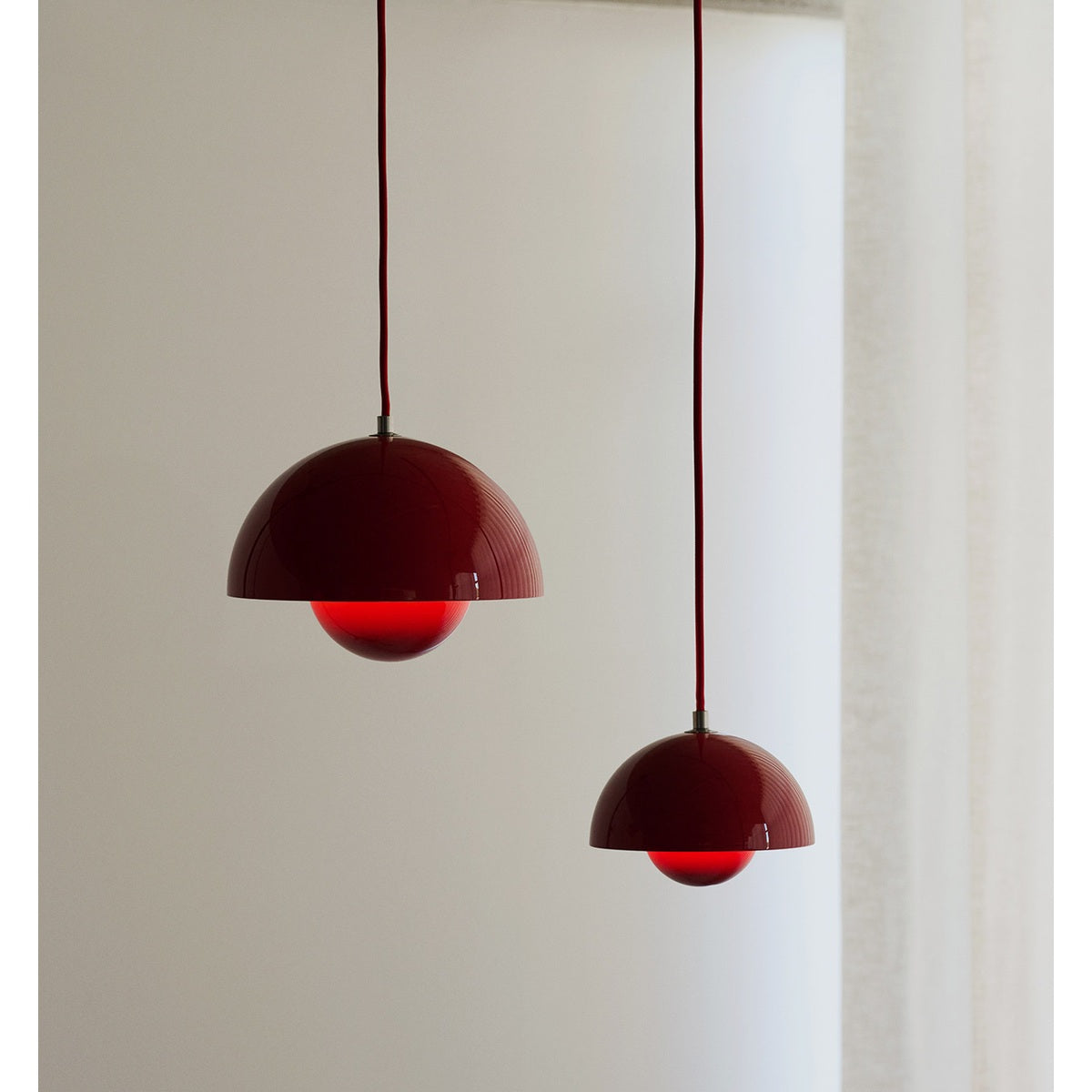 W&F Collection | Colorful Flowerpot Metal Dome Pendant Light