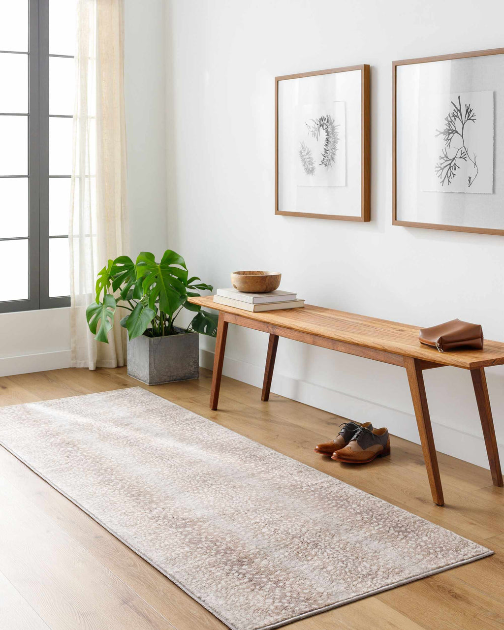 W&F Collection | Pointblank Tan Leopard Print Rug