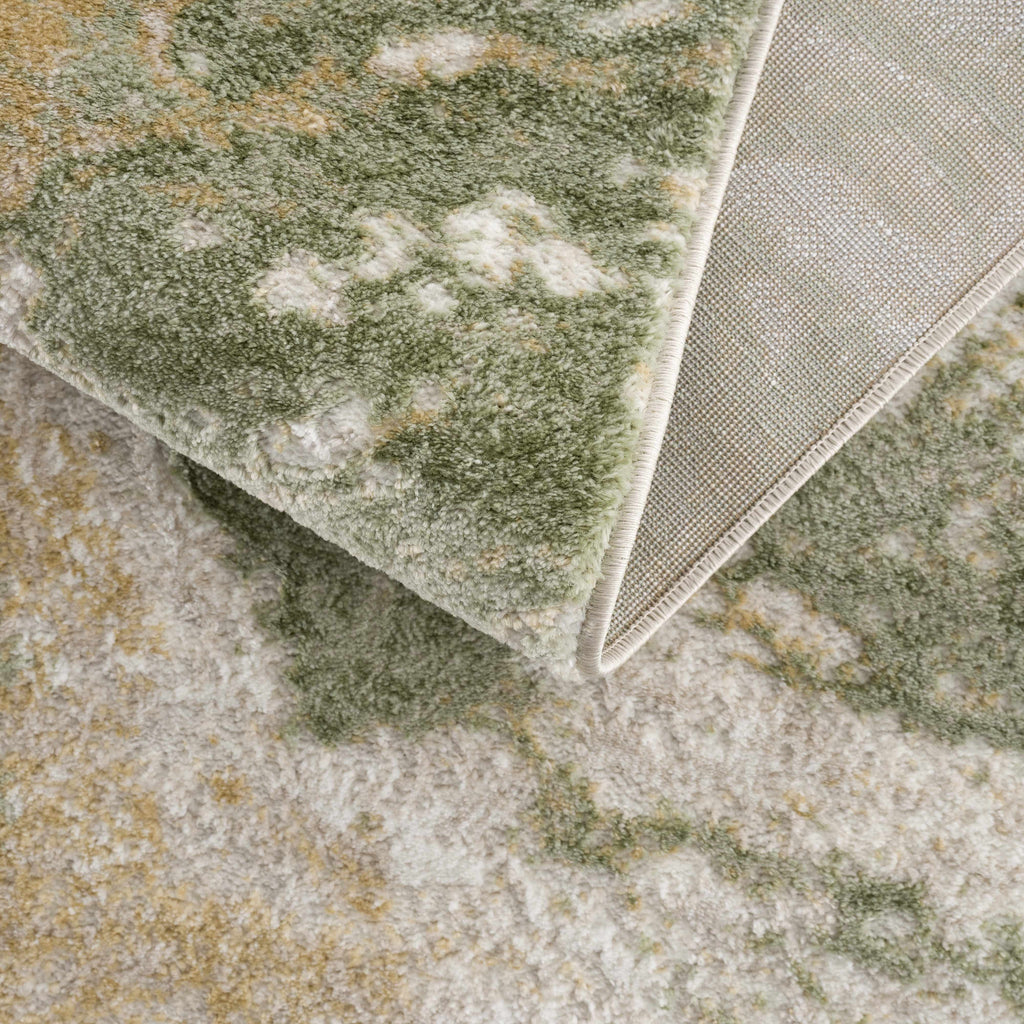 W&F Collection | Lively Marble Green Area Rug