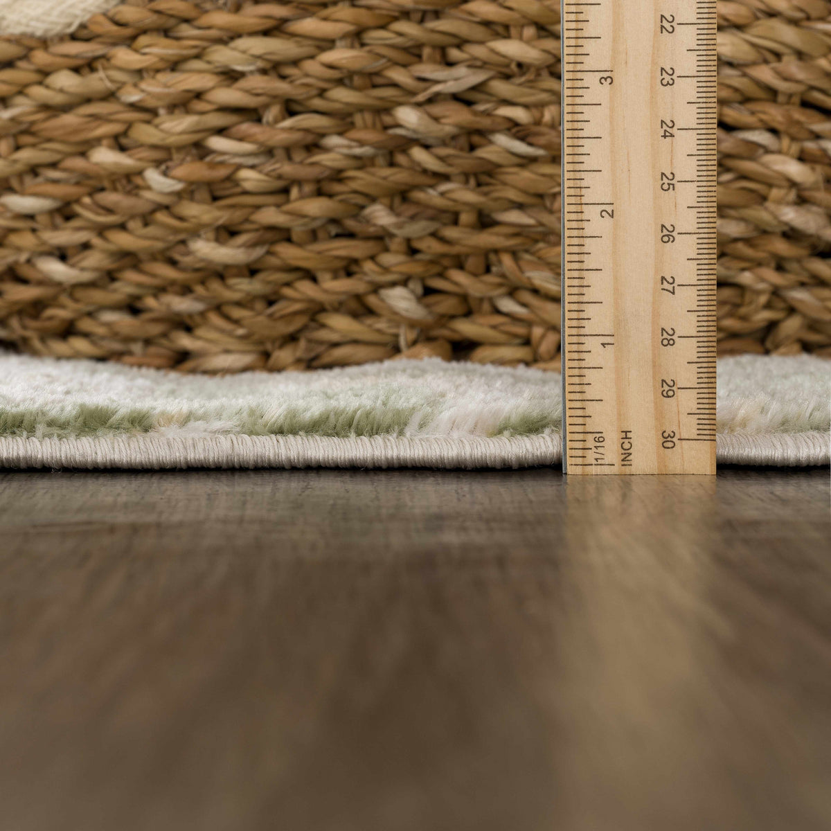 W&F Collection | Lively Marble Green Area Rug